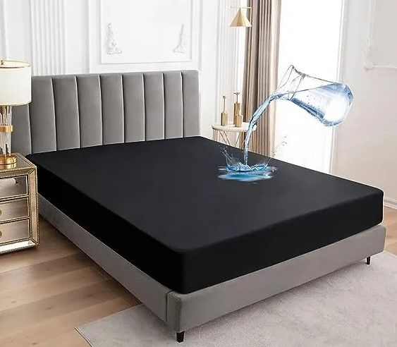 100%25%20Waterproof%20Mattress%20Cover%20In%20Fitted%20Sheet%20Style%20For%20King%20or%20Double%20Size%20-%2072%20x%2078%20%20Premium%20Quality%20Mattress%20Protector%20with%20Strong%20Elastic%20Grip%20-%20Image%203