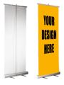 Roll Up Stand flex stand for Advertising with Bag / Portable Aluminum Display Standee. 