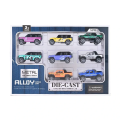 Die Cast Alloy Cool Off Road Sports Dinky Set 8 Pcs. 