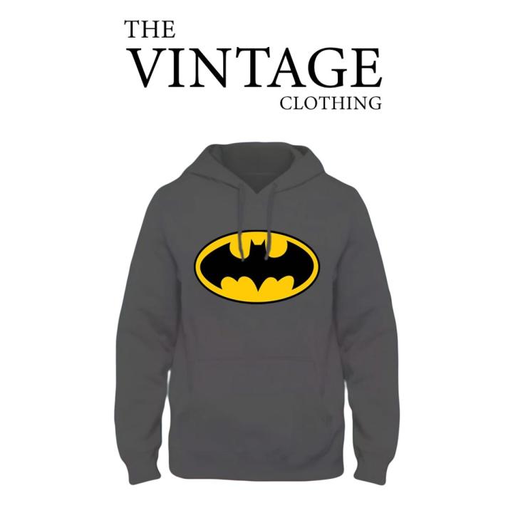 The Vintage Clothing Dark grey premium quality BATMAN printed