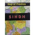 Sindh Map size 28inch x 40inch. 