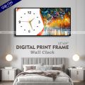 Gift City Presents Elevate Your Interior Design with our Stunning Wooden Frame Wall Clock - A Must-Have for Those Who Appreciate Fine Craftsmanship. 