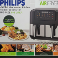 Air Fryer - Philips AirFryer - Dual Basket 16 Liters Airfryer - Chinese Imported 1 Year Warranty - 12 Preset Cook Settings - Full Digital Pannel - Rapid Air Technology - Imported Airfryer. 