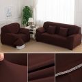 3 seater, 5 Seater, 6 seater, 7 seater fitted sofa cover Standard Size and Stretchable Jersey Solid Color Elastic Fitted Sofa Cover. 