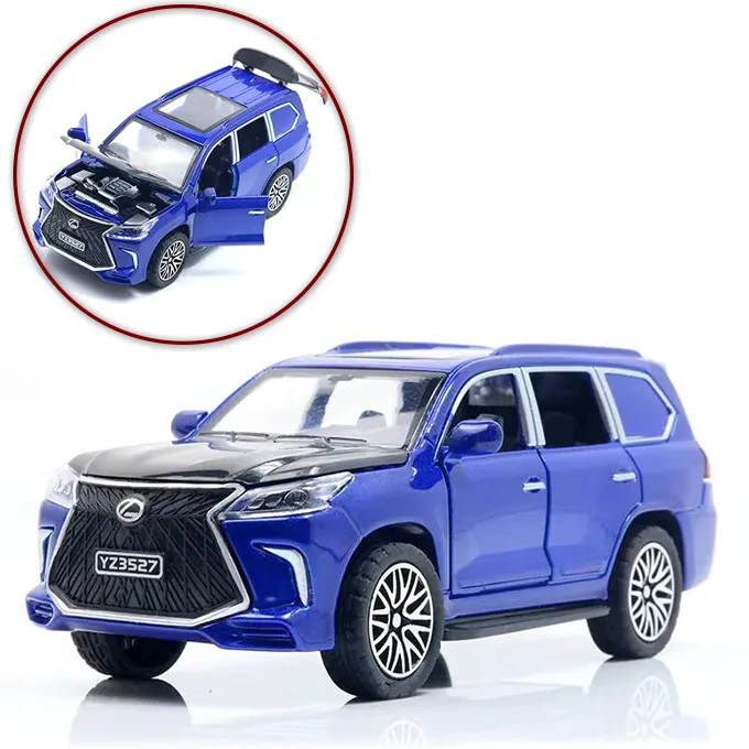 Lexus%20Land%20Cruiser%20Prado%20-%20Alloy%20Children's%20Sports%20Model%20Car%20Die-Cast%20Metal%20Toy%20Car%20-%20Front%20Doors%20&%20Boot%20&%20Hood%20Open%20-%20Size%20Approx.%205%20inch%20-%20White%20-%20Image%208