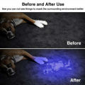 365nm UV Flashlight Mini LED Ultraviolet Torch USB Rechargeable Waterproof Ultra Violet Light 1Pcs. 