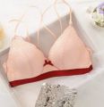 Comfortable double straps back cross Bra for girls 32 and 34 size available. 