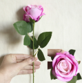 Rose Artificial Flower Single Branch for Home Decoration, Wedding, Office, and Special Occasions, 43cm Height. 