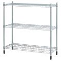 IKEA Shelving Unit Silver Color Galvanized. 