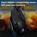 Shadow M720 3200DPI, 7 Buttons RGB Competitive Gaming Mouse. 