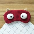 【Footprint】 1Pcs Funny Cartoon Plush Sleeping Mask Cover Cute Eye Cover Sleep Mask Eyeshade Relax Mask For Travel Home Shading Personality. 