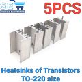 5PCS Aluminum TO-220/TO-3P Heatsink Heat Sink for Transistor. 