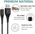 Lightning Fast Charging Cable For iPhone 13 Pro Max 12 Mini 11 Pro XR For MacBook iPad PD 20W Type C Data Line USB A Cable. 