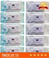 Baby Wipes pack of 10 (70 Wet Sheets Each), Soft Cream Baby Wipes, Baby Wipes, Cotton Wipes, Wet Wipes,. 