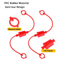 Male Dust Cap and Female Plug Cover Hydraulic Dust Caps/Plugs Fits Hydraulic Quick Disconnects Coupler ISO-B 3/4. 
