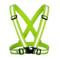 Green Adjustable Safety Tools DIY Visibility Reflective Vest Waistcoat For Cycling Running. 
