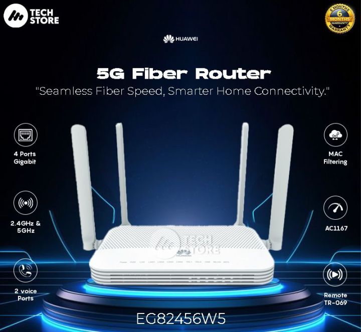 Gpon Router | Huawei Dual-Band GPON Fiber Optic Router: Huawei 8245w5 High-Speed Wi-Fi for Pakistan Box