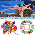2M Twirling Rod Ballet Streamer Rhythmic Art Training Dance Ribbon Colorful Gym Ribbons Artistic Gymnastics Ribbon. 