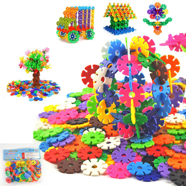 Snowflake Building Blocks Pack for Kids | Children Creative Puzzle ...