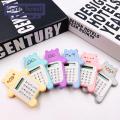 Green forest Mini Calculator Lovely Easy Carry Digital Display Cute Calculator. 