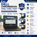 Dell Chromebook 3100 / 3180 / P22T | 4GB RAM | 16GB & 32GB Storage | 11.6 Inch Display | Chrome OS or Windows | Play Store & MS Office Support | Wi-Fi | Webcam | Slim Durable Laptop for Students, Online Classes, Browsing, Movies & Daily Use. 