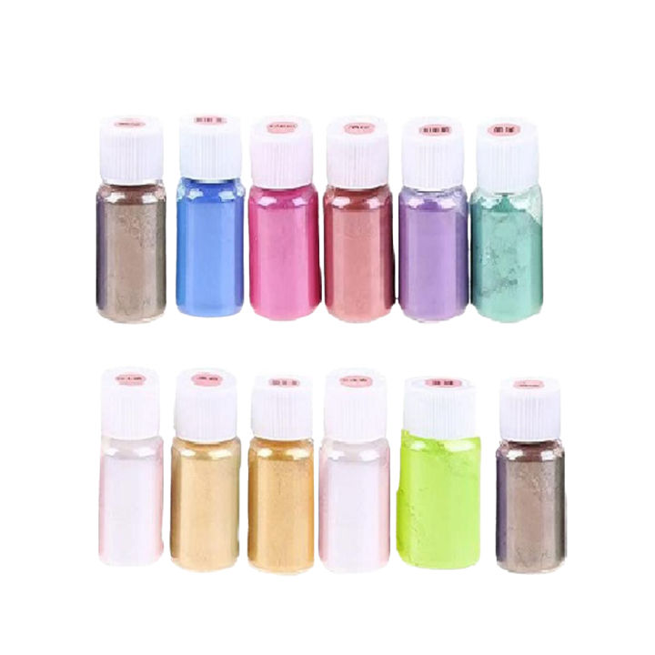 Metallic Pigments For Slime 12 Colors Bulk Ultra Fine Holographic Glitter Powder For Nail... Sugar Glitter For Nails - Foto 6