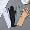 1 Pair of Stylish and Functional: Driving Long Hijab Gloves for Men/Women/Girl Muslim Abaya Hand Gloves High-Quality and Versatile: Lady Sunscreen Gloves in Non-Slip Lace Ice Silk Material. 