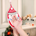 1/2/3Pcs Cute Christmas Hand Towels Absorbent Kitchen Towel Cute Xmas Home Decor Snowman Xmas Tree Kids Hanging Towel Bathroom Towel. 