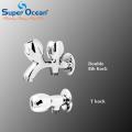 Bathroom Set Shower Set Wall Mounted Complete Bathroom Fitting 100% Brass Chrome Super Ocean Sanitary fittings Lever Model Set. 