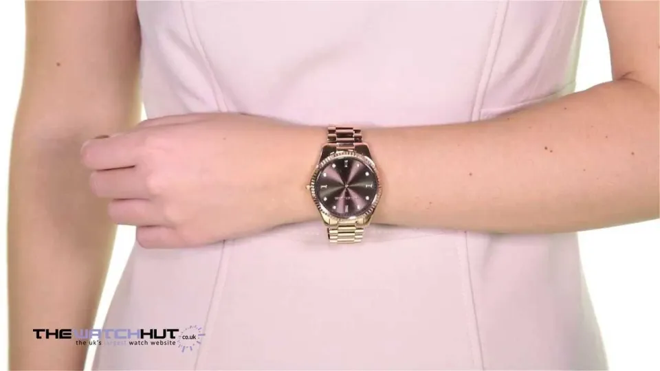 MICHAEL KORS Blake Brown Dial Rose Gold-tone Stainless Steel  display picture 1