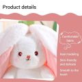 Creative Plush Carrot Rabbit Doll 18/25/35cm Funny Bunny Plush Toy Stuffed Soft Hiding Strawberry Bag Doll Kids. 