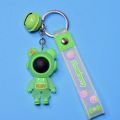 Spaceman / astronaut  keychain - cartoon character / action figure soft pvc keychain for kids (girls and boys) - bag hanging accessories / keyring. 