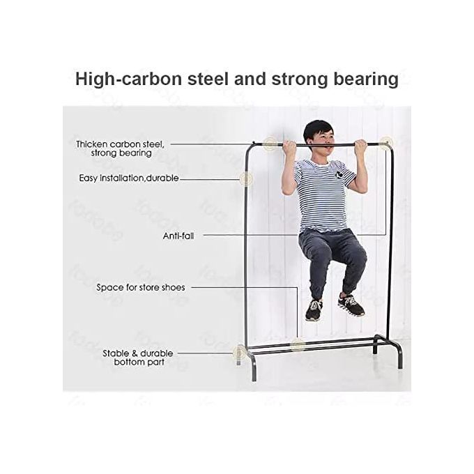 Stainless%20Steel%20Single%20Pole%20Movable%20Portable%20Adjustable%20Coat%20Clothes%20Garment%20Hanging%20Rack%20Rolling%20Cloth%20Organizer%20Display%20with%20Wheels%20-%20Image%204