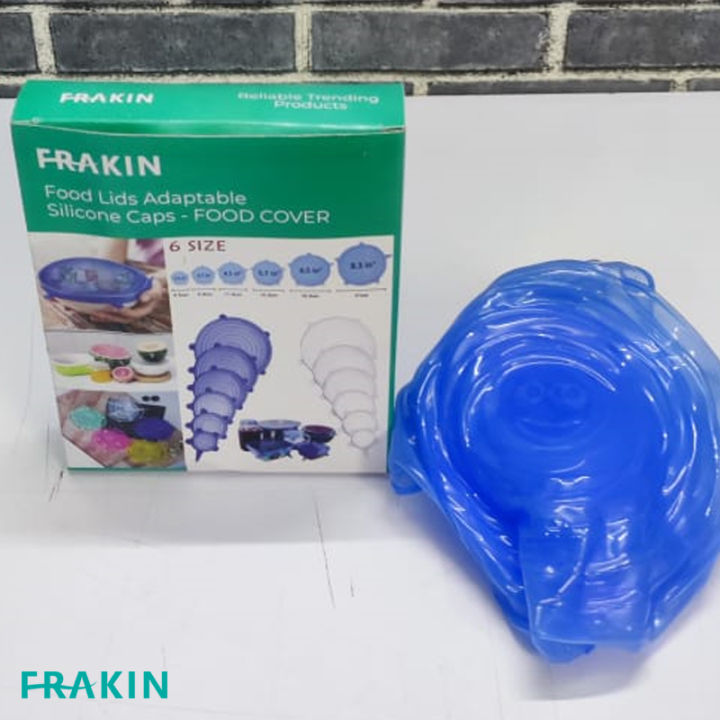 FRAKIN%206Pcs%20Universal%20Food%20Silicone%20Cover%20Silicone%20Stretch%20Lids%20For%20Cookware%20Reusable%20Stretch%20Lids%20silicone%20lid%20covers%20silicone%20lids%20-%20Image%205