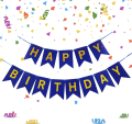 Happy birthday banner( size 6×8 per letter ). 