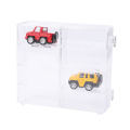 1:64 Scale Car Model Storage Box 8 Slot Clear Display Shelf Toy Car Dustproof Storage Container For Toys Collection. 