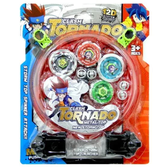 4 in1 Beyblade Metal For Kids 2 Launcher and 1 stadium | Daraz.pk