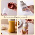 5 Holes - 350ml Squeeze Sauce Bottle Ketchup Storage Container With Lid, Squeeze Bottle Condiment Bottles Hot Sauce Dispenser Refillable Five Hole Container with Lid Squirt Bottle Sauce Dispenser Ketchup Bottle. 