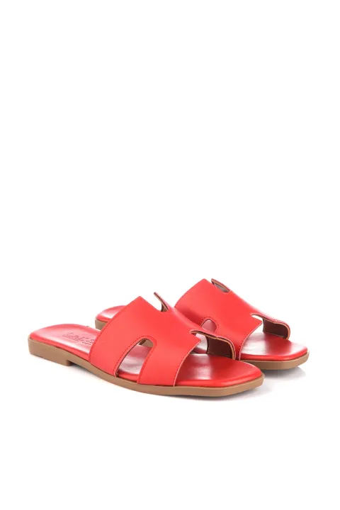 Soho%20Red%20Women's%20Slippers%2014616%20-%20Image%204