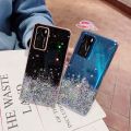 For VIVO Iqoo Z6 Lite case Glitter Bling Sequins Starry Sky Transparent Soft Full Stars Moon For VIVO Iqoo Z6 Lite Back Cover. 
