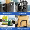 85cm Kitchen Storage Dish Rack With Cabinet. 