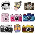11 Styles Cartoon Camera Lapel Pins Photography Lovers Enamel Brooch Backpack Badges Gifts for Friends Clothing Accessories. 