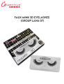 Glamorous Face Faux Mink 3D Lashes 100 % Hand Made Eyelash. 