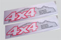 4x4 rear fender sticker for toyota UNIVERSAL(customized). 