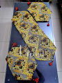 TABLE MAT, 3 PCS TABLE MAT, TABLE MAT SET AND RUNNER FOR CENTER TABLE, DRESSING TABLE, AND SIDE TABLE MAT, FURNITURE MATS ,PRINTED TABLE MAT,SIZE OF LARGE PIECE 12 X 36 INCHES AND SMALL PIECE 12 X 18 INCHES. 