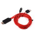 Mhl Micro USB to hdmi 1080p hd tv Cable Adapter for Samsung Galaxy S3 S4 S5 Note 2 Note 3. 