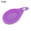 【FUN LIVE】 1Pc Silicone Insulation Spoon Shelf Heat Resistant Placemat Drink Glass Coaster Tray Spoon Pad Eat Mat Pot Holder Kitchen Tool. 