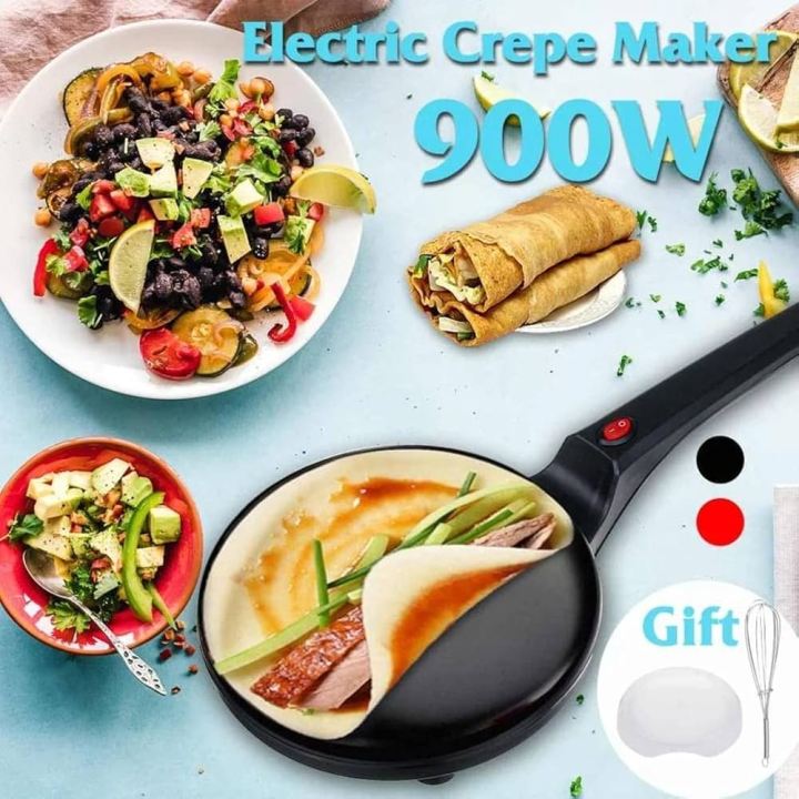 Automatic Roti Maker - Electric Crepe Maker - Pizza Pan cake Machine Non-Stick Griddle - Baking Pan Cake Machine Kitchen Appliance