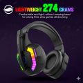 Gaming Headphone EKSA RGB 3.5mm With USB Earphone with Mic Professional Headset Surround Stereo Ergonomic Design Over Ear, For Gaming for PC, PS4, Xbox One. 