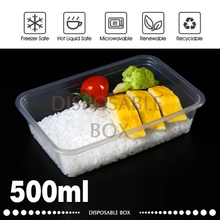 Pack-25%20500ml%20Disposable%20Box,%20Food%20Storage%20Box,%20Transparent%20Plastic%20Box,%20Microwave%20Plastic%20Box,%20Disposable%20Tiffin%20Box%20-%20Image%203
